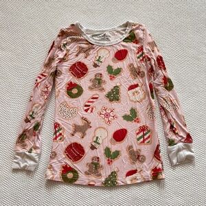 Caden Lane Christmas Cookie Bamboo Pajama Top
